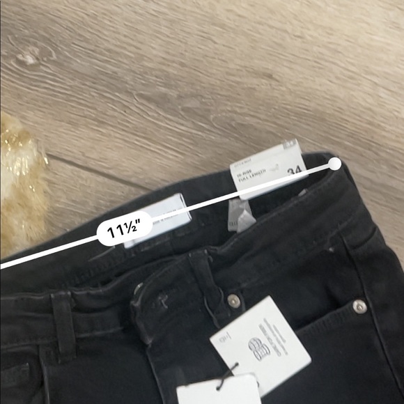 Zara split skinny black distressed jeans - Picture 6 of 8